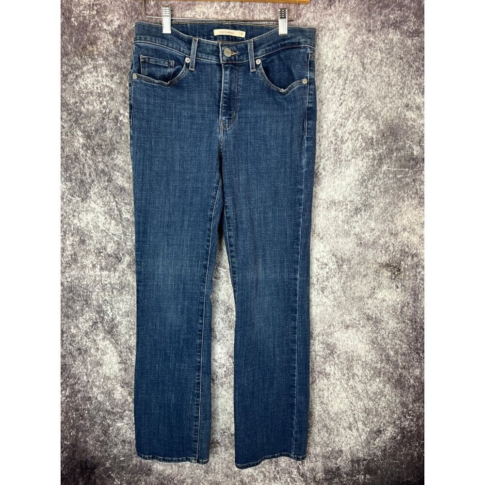 Levi's‎ Jeans Women 6M W28 L32 Blue Classic Bootcut Pants Western Y2K 90s Boho